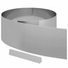 vidaXL Krawężnik do trawnika 450 x 25 cm Stal Galwanizowana Srebrny