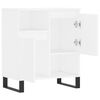 vidaXL Komoda, biała, 60x35x70 cm, materiał drewnopochodny