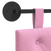 vidaXL Wisząca Głowa R&oacute;żowy 130 x 55 x 7 cm tkanina