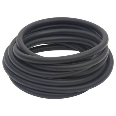 vidaXL Hybrydowy wąż pneumatyczny, czarny, 0,6", 10 m, guma i PVC
