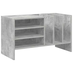 vidaXL Szafka na płyty winylowe Betonowy szary 78,5 x 35 x 45 cm