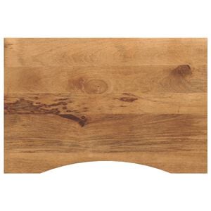 vidaXL Blat biurka, z wycięciem, 100x60x2,5 cm, surowe drewno mango