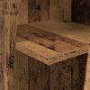 vidaXL Szafka narożna Stare drewno 27,5x27x102cm