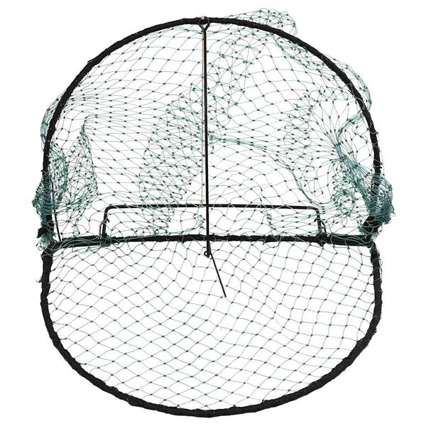 vidaXL Pułapka na ptaki, zielona, 40 cm, stal