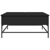 vidaXL Stolik kawowy, czarny 95x95x45 cm