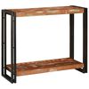 vidaXL Konsola Wielokolorowe 90 x 33 x 75 cm Lite Drewno Recyklingowe