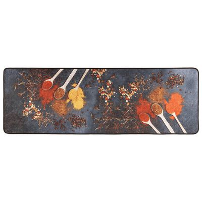 vidaXL Dywanik kuchenny, kolorowy, 60x180 cm, antypoślizgowy