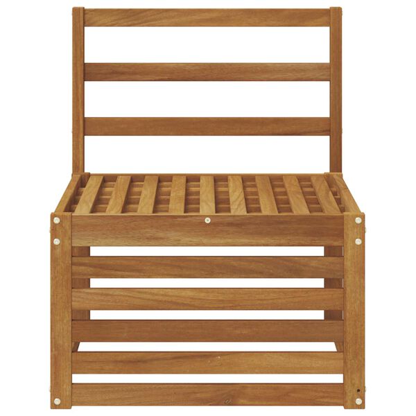 vidaXL Środkowa sofa ogrodowa Lite Drewno Akacji Naturalny