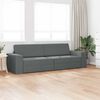 vidaXL Sofa Bed 200cm Ciemnoszary tkanina