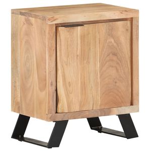 vidaXL Szafka nocna 40x30x50 cm, drewno akacjowe z naturalną krawędzią