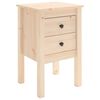 vidaXL Szafka nocna, 40x35x61,5 cm, lite drewno sosnowe