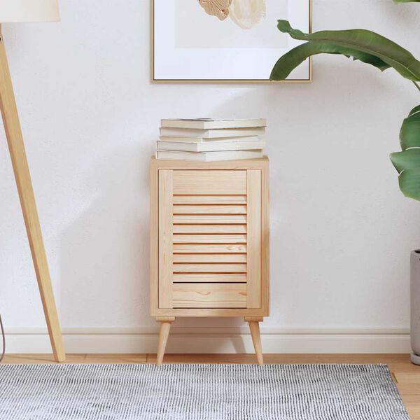 vidaXL Drzwi szafkowe z żaluzją 39,5x29,5 cm lite drewno sosnowe