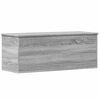vidaXL Skrzynia, szary dąb sonoma, 90x35x35, materiał drewnopochodny
