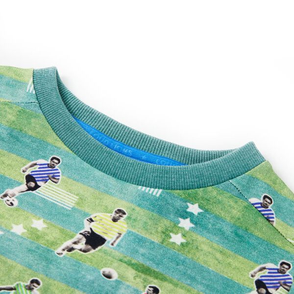 Bluza dziecięca, jasnozielony melanż, 128