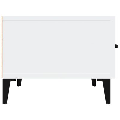 vidaXL Szafka pod TV, biała, 150x34,5x30 cm, materiał drewnopochodny