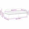 vidaXL Rama Ł&oacute;żka Narożnego z Materacem 2 pcs Szary Aksamit