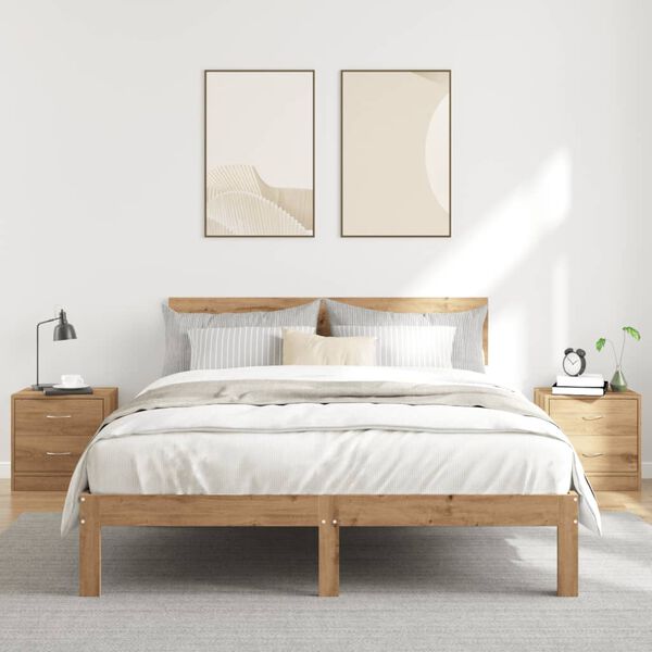 vidaXL Szafki nocne, 2 szt., dąb artisian, 40x30x40 cm