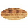 vidaXL Blat stołu, 100x40x2,5 cm, owalny, lite drewno mango