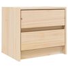 vidaXL Szafka nocna, 40x31x35,5 cm, lite drewno sosnowe