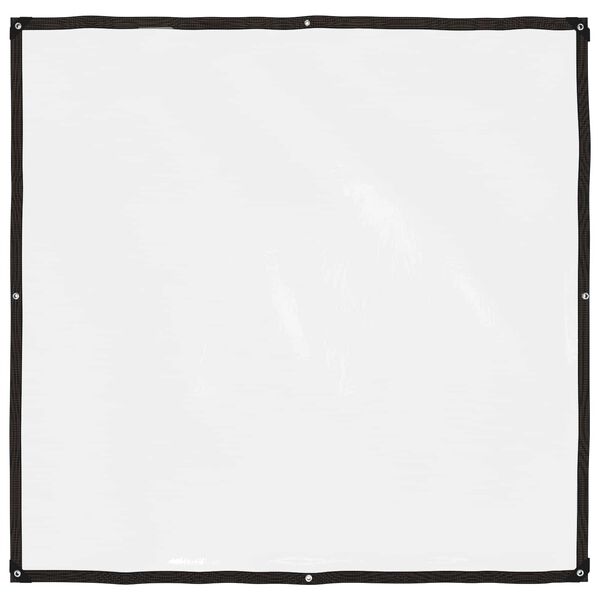 vidaXL Plandeka z oczkami przezroczysty 2 x 2 m Polietylen