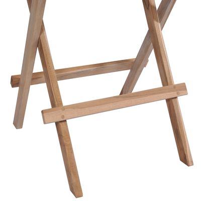 vidaXL Składany stolik bistro, 60x60x65 cm, lite drewno tekowe