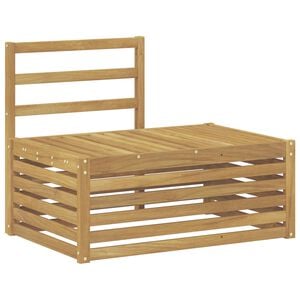 vidaXL Zestaw sof na zewnątrz Biały 91 x 63 x 73 cm Lite Drewno Akacji