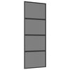 vidaXL Drzwi przesuwne 76 x 205 cm Szkło Hartowane i Aluminium