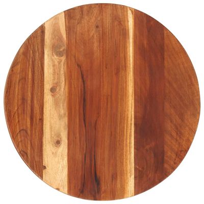 vidaXL Blat stołu, lite drewno akacjowe, okrągły, 25-27 mm, 40 cm