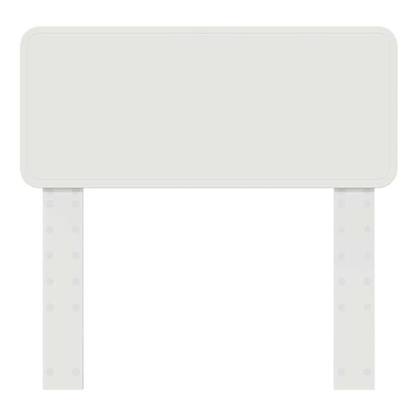 vidaXL Zagłówek Z zagłówkiem Biały 75 cm Materiał drewnopochodny