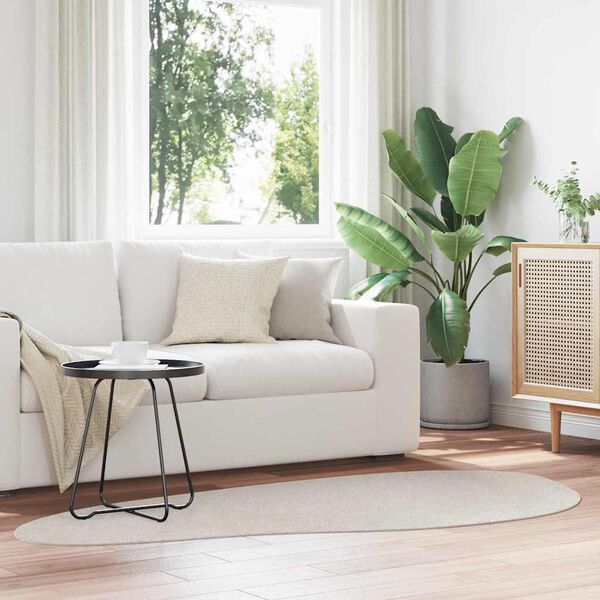 vidaXL Dywany pokojowe HUARTE piaskowy 100 x 200 cm Poliester