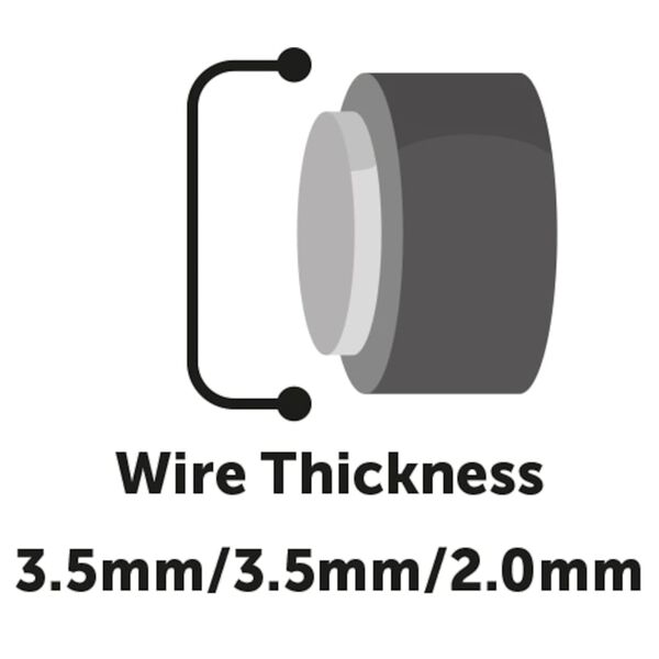 FLAMINGO Klatka dla psa z drzwiczkami Mezo, M, 47x77x55 cm, czarna