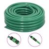 vidaXL Wąż ogrodowy z zestawem złączek, zielony, 0,9", 10 m, PVC