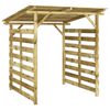 vidaXL Wiata na drewno opałowe, impregnowana sosna