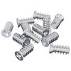 vidaXL Śruba 12 pcs Srebrny M6 x 12 mm Żelazo