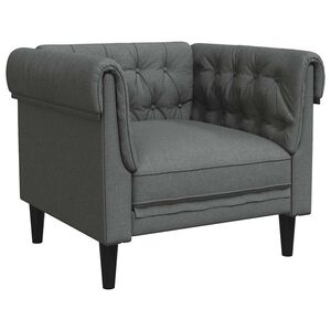 vidaXL Sofa Ciemnoszary 78,5 x 74,5 x 74,5 cm Poliester