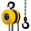 VOREL Wciągarka łańcuchowa 2000 kg, stalowa, ż&oacute;łta