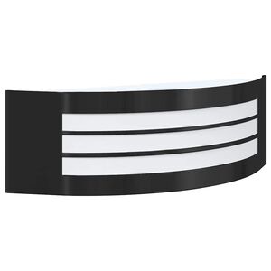 vidaXL Zewnętrzna lampa ścienna Czarny 32 x 10 x 10 cm
