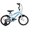 vidaXL Rower dla dzieci, 14 cali, czarno-niebieski