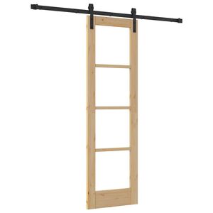 vidaXL Drzwi przesuwne ORKDAL Naturalny 61 x 198,5 cm