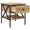 vidaXL Szafka Nocna z szufladą dąb artisan 40 x 42 x 45 cm