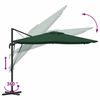 vidaXL Parasol Roma Zielony 286 x 284 x 265 cm Aluminium i Poliester