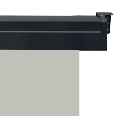 vidaXL Markiza boczna na balkon, 65x250 cm, szara