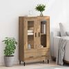 vidaXL Highboard z szufladą Dąb rzemieślniczy 69,5 x 31 x 115 cm