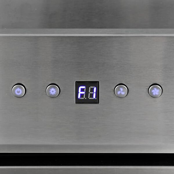 vidaXL Okap kuchenny, 60 cm, stal nierdzewna i hartowane szkło srebrny