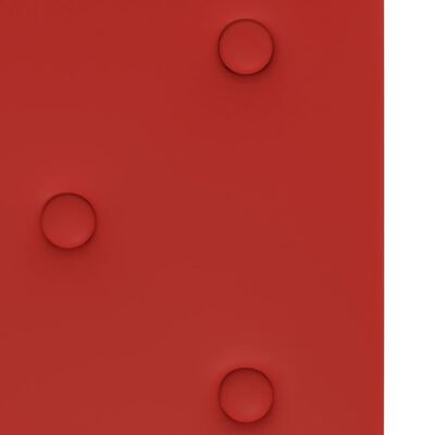 vidaXL Panele ścienne, 12 szt., kolor wina, 90x30 cm, sztuczna skóra