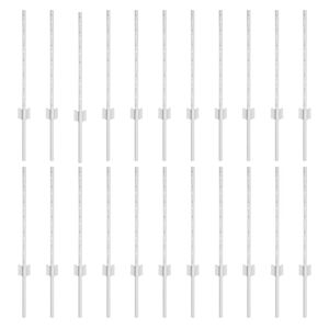 vidaXL Słupek ogrodzeniowy. 22 pcs Srebrny 100 cm Stal