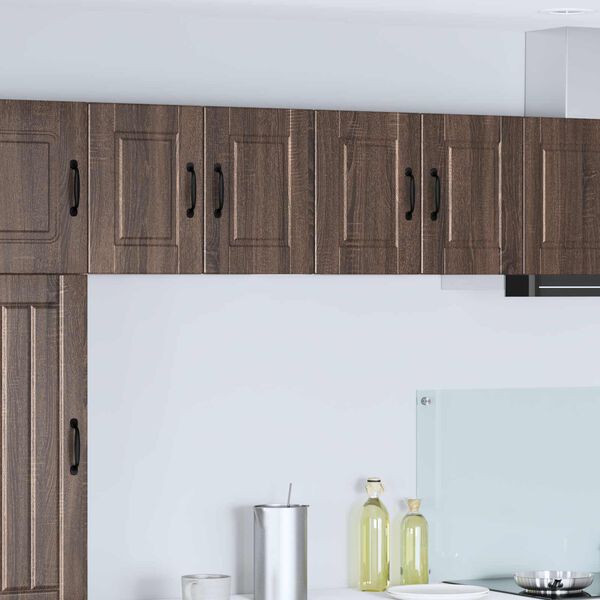 vidaXL Szafka kuchenna z p&oacute;łką z drzwiami Brązowy dąb 60 x 31 x 40 cm