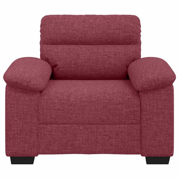 vidaXL Sofa Fotel Wino Czerwone 100x81x84 cm Tkanina