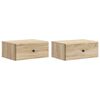 vidaXL Wisząca Szafka Nocna 2 pcs dąb Sonoma 49 x 34,5 x 20 cm