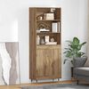 vidaXL Highboard Dąb rzemieślniczy 69,5 x 34 x 180 cm